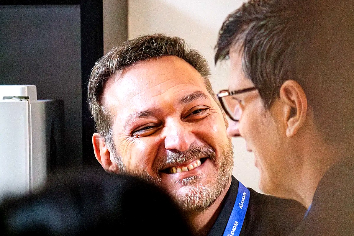 Executivos em conversa